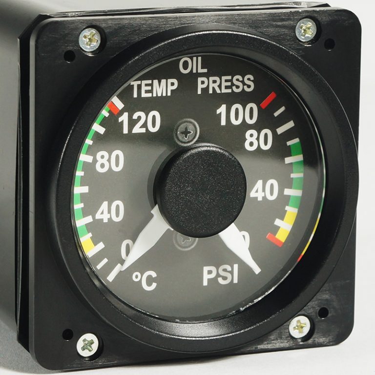 Oil Temperature and Pressure Gauge Beechcraft Baron SIMKITS
